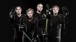 Salming hockey gruppfoto